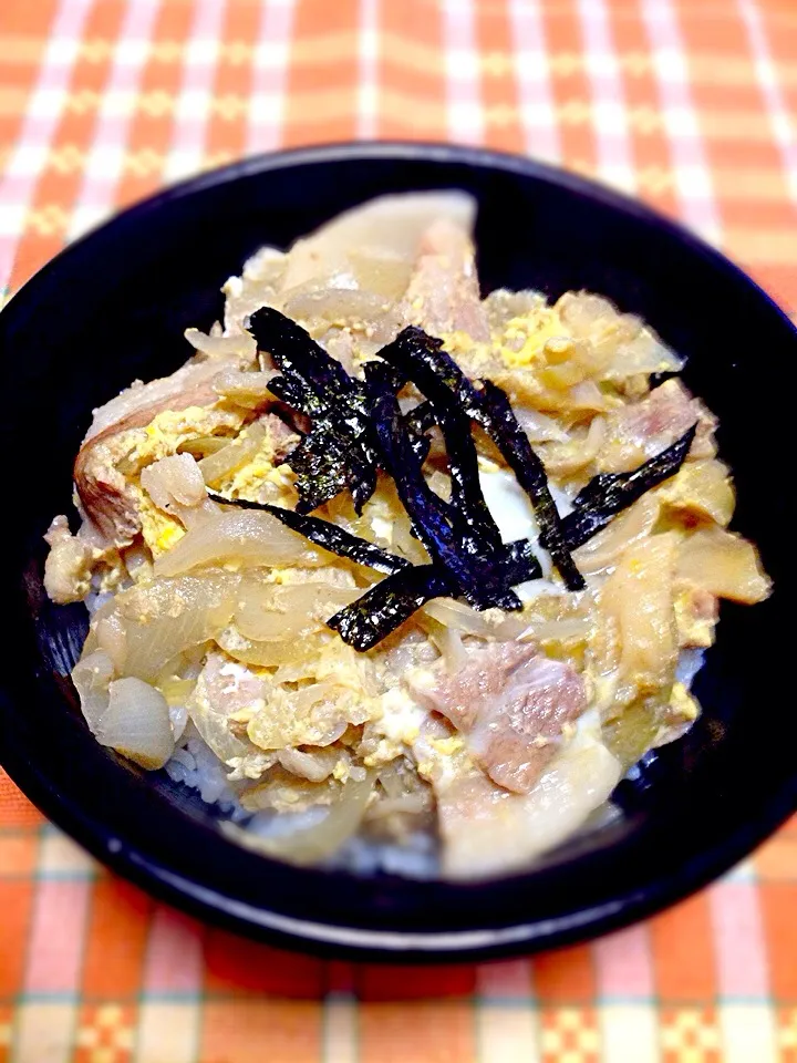 ＃100  豚丼 玉子とじ ♪|Natsuneiさん