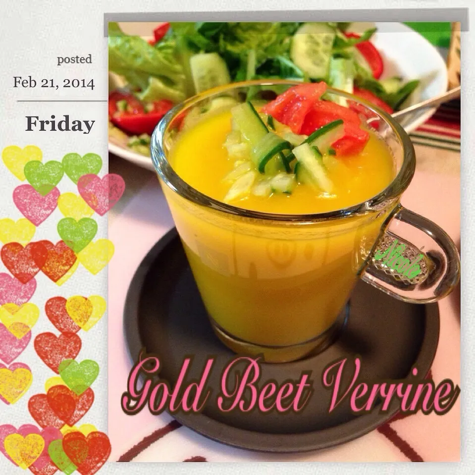 Gold Beet Verrine黄色ビーツ ヴェリーヌ|Nicoleさん