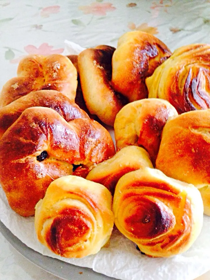 Buns with raisin & cinnamon|karen2012さん