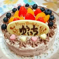 Snapdishの料理写真:お誕生日ケーキ|Manami Hiroseさん