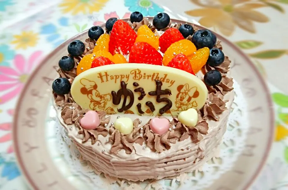 Snapdishの料理写真:お誕生日ケーキ|Manami Hiroseさん