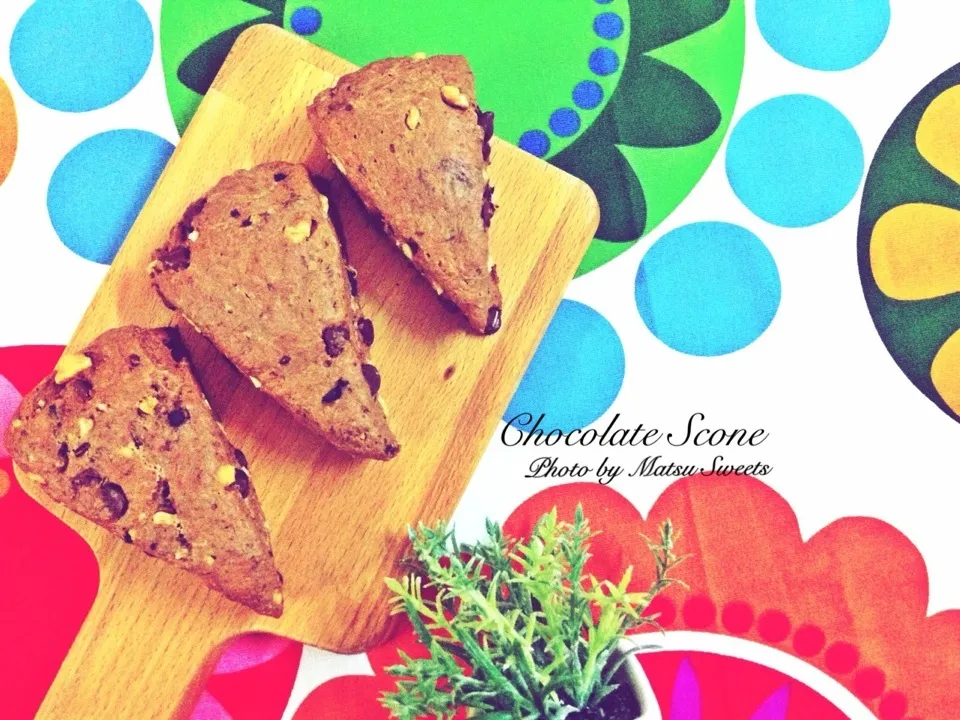 Chocolate scone|Matsu sweetsさん