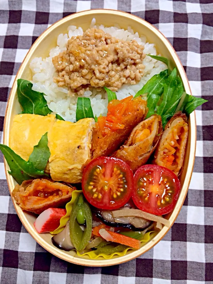 あんかけそぼろ弁当☻|まりぞぅさん