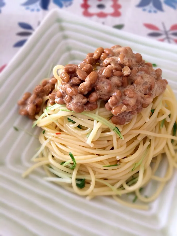 納得と水菜のパスタ|あやぱんさん