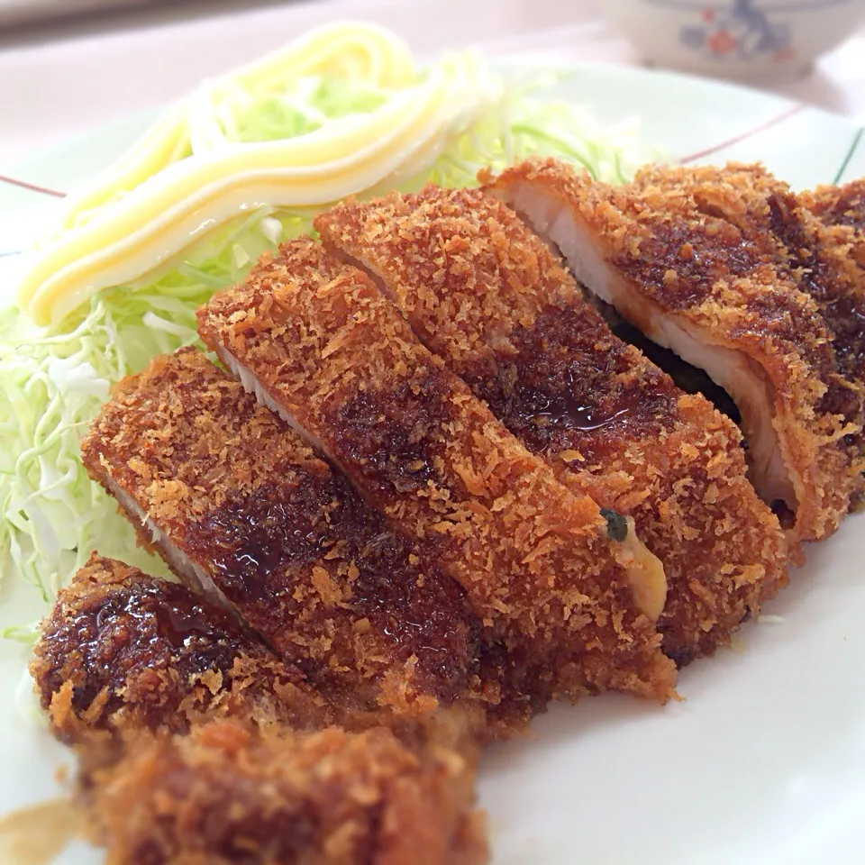 豚肉味噌挟みカツ|さるさん