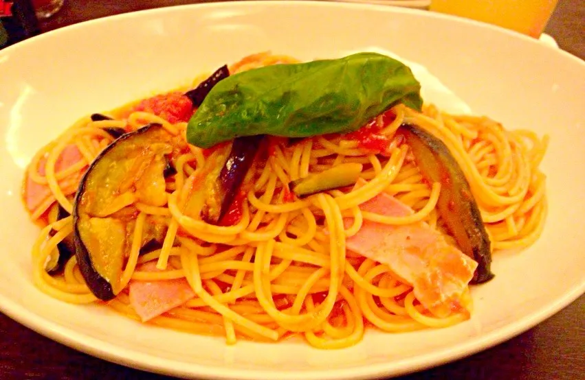 Bacon & Eggplant Tomato Spaghetti|Liezlさん