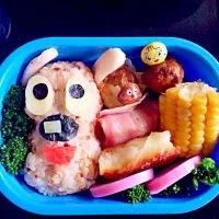 Snapdishの料理写真:名犬チーズキャラ弁|Ayaka Mondeさん