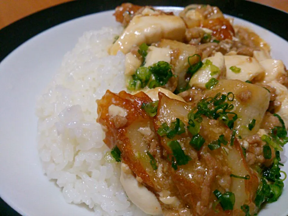 麻婆豆腐丼|りーさん