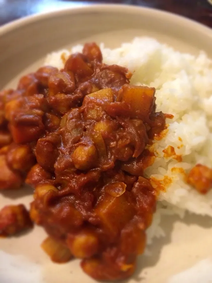 ひよこ豆とトマトのカレー|aiさん