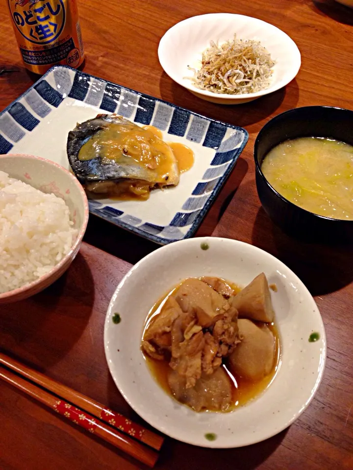 鯖の味噌煮と煮物|藤原早苗さん