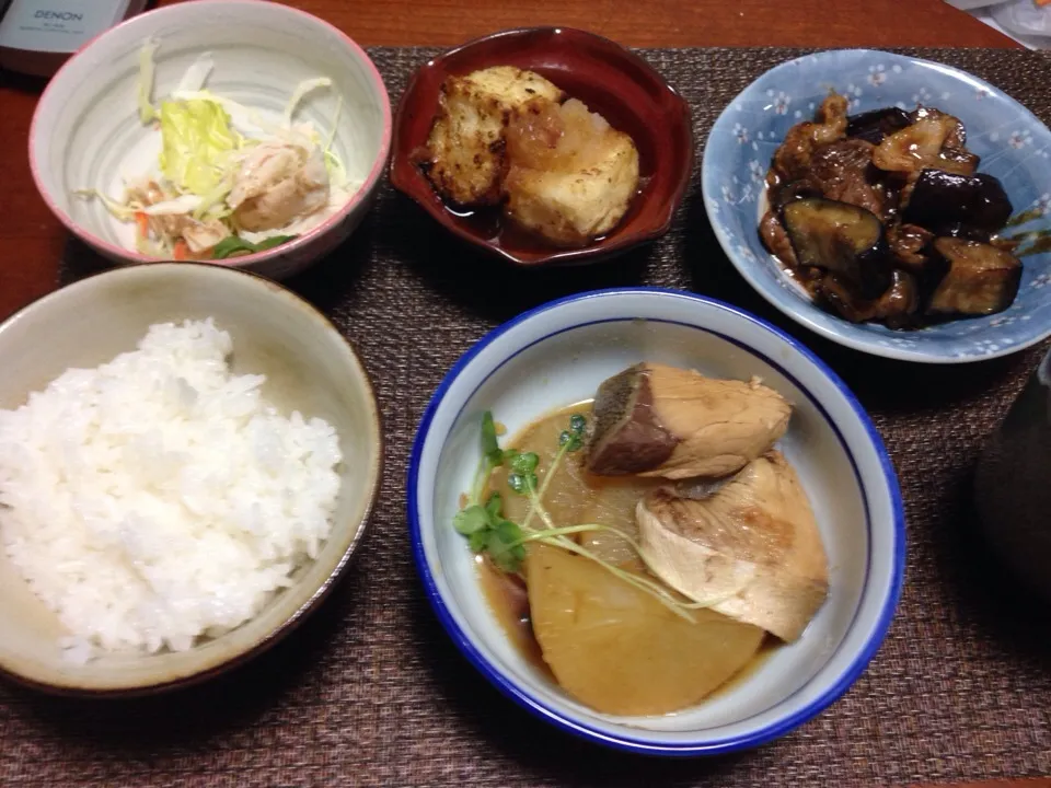 ブリ大根、揚げ出し豆腐|Manamiさん