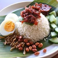 Nasi lemak dinner|ernydaniさん