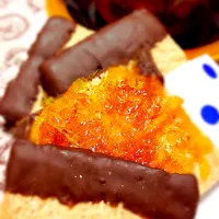 余ったチョコで🍫🍊