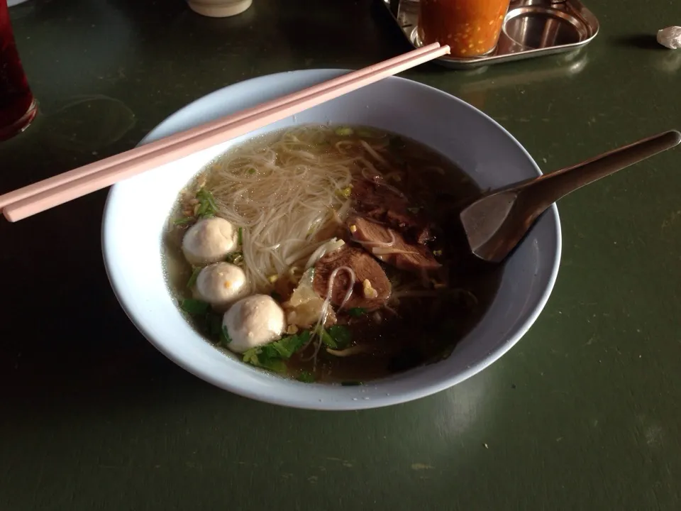 thai style beef noodle , ก๋วยเตี๋ยวเนื้อ , Kuai-Teiw-Nueu|Tunaさん