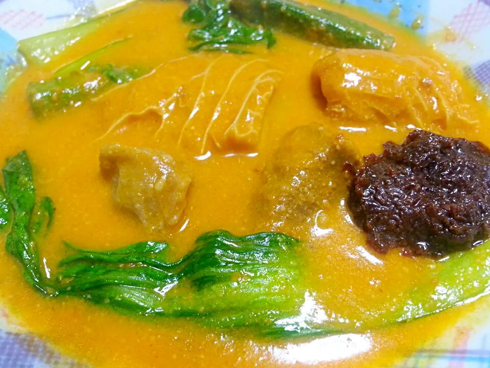 KARE-KARE (STEWED OX TRIPE AND MEAT w/ VEGETABLE)|Analyn Austriaさん