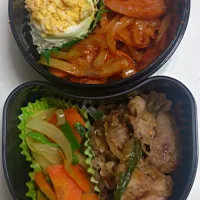 Snapdishの料理写真:旦那君のお弁当|ひまわりさん