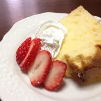 Snapdishの料理写真:シフォンケーキ|sae（＾ω＾）さん