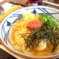 Snapdishの料理写真:明太釜玉うどん|ryutaさん