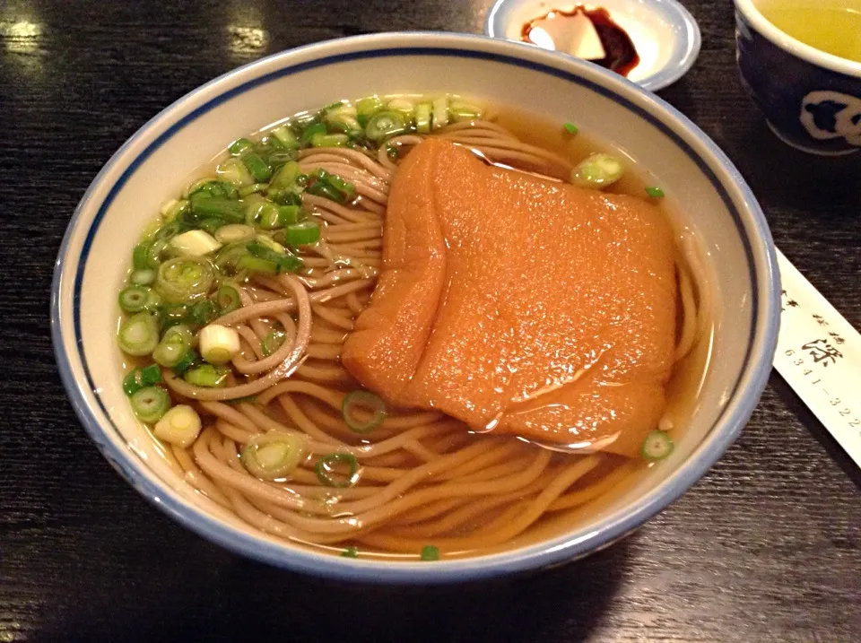 桜橋の深川でタヌキ食べてから出勤。タヌキは東京、京都、大阪で違うんよね^ ^|Junichiro  Sakamotoさん