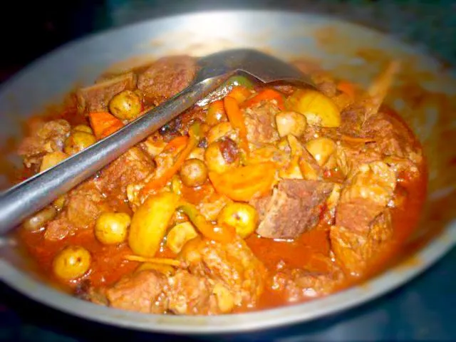 Snapdishの料理写真:Philippine Cuisine: Caldereta Kambing , Goat Meat|Dan Alfred Garcia Madriagaさん