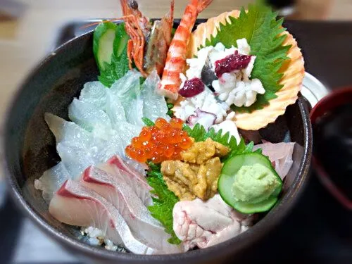 Snapdishの料理写真:天草、海鮮丼(^_^)、新鮮!!!|masa2014さん