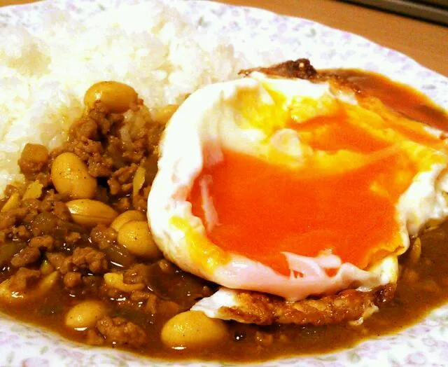 大豆入りキーマカレー|こえりさん