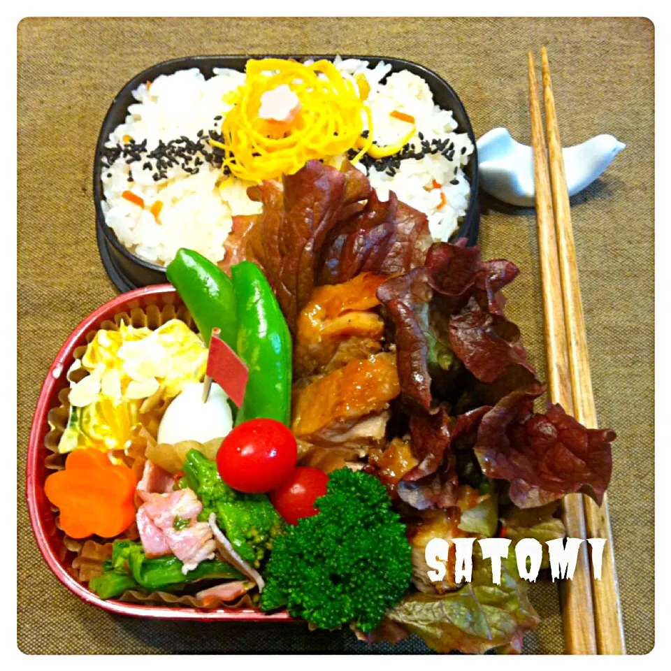 Snapdishの料理写真:パパ弁当|さとみ (satomi_foodart)さん