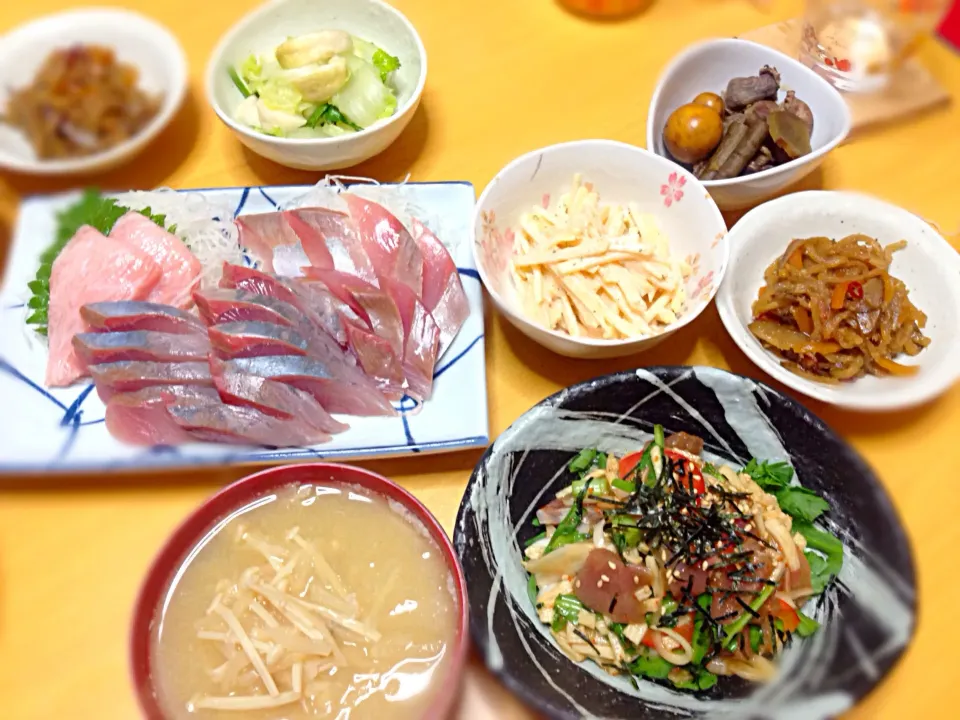 お魚メインの晩ご飯。|あいあいさん