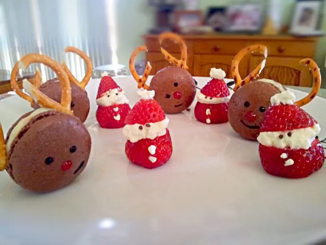 Xmas macarons|Slinkyさん