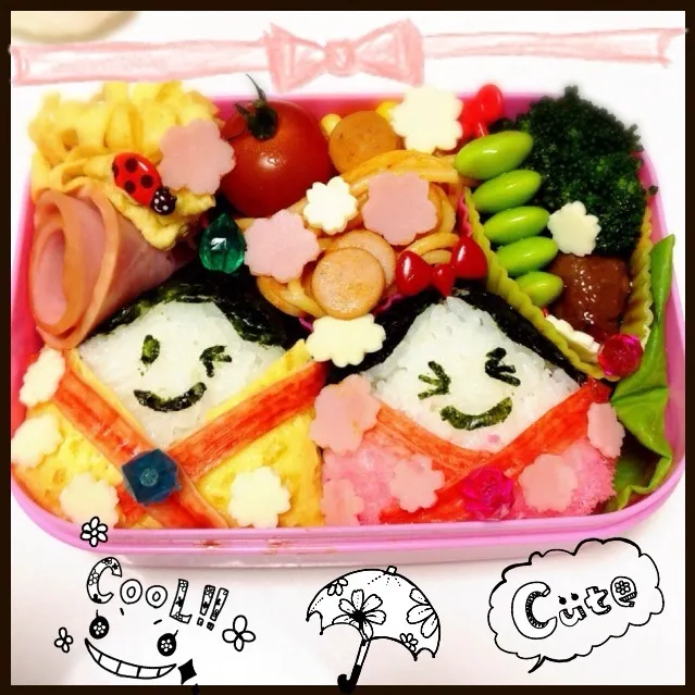 お雛様弁当♥|＊yukko＊さん