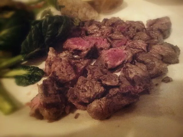 Snapdishの料理写真:스테이크 steak ♥|Hwa-Kyung  Jangさん