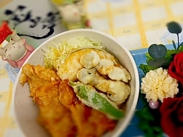 疲れぶっトンだ丼|よっしー(=^ェ^=)さん