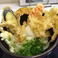 Snapdishの料理写真:野菜天ぶっかけうどん|Fさん