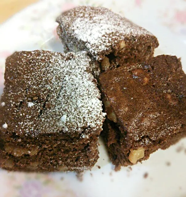 Snapdishの料理写真:Brownies-baking with my son|RikaEmakAkbarKhawlaさん