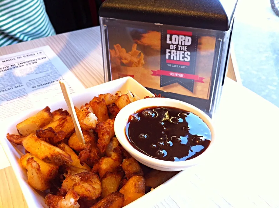 Fries with American BBQ sauce|ToToRoNさん