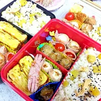 おとさん。おねちゃん。彼氏のお弁当♡|ryumiiiさん