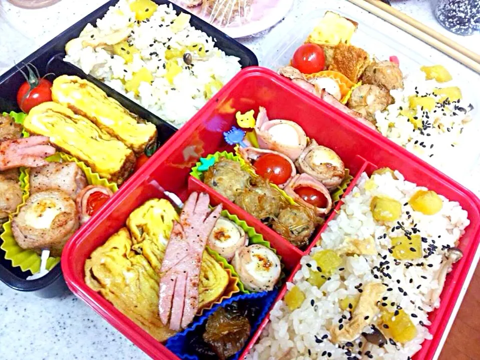 おとさん。おねちゃん。彼氏のお弁当♡|ryumiiiさん