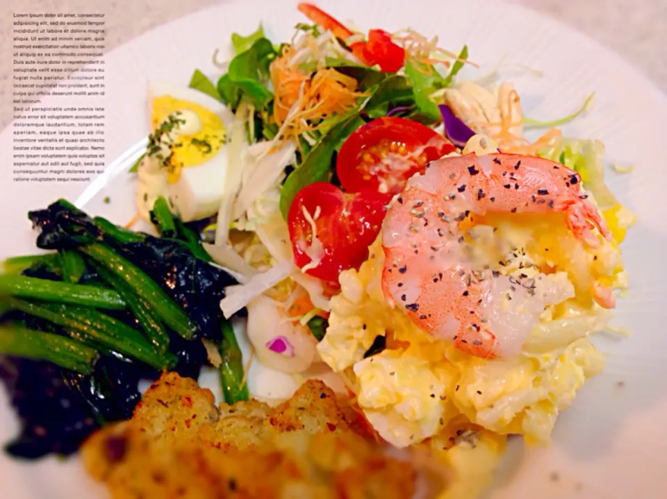 カレーの隣にワンプレート♥︎|❁*.ﾟカノン*.ﾟ❁さん