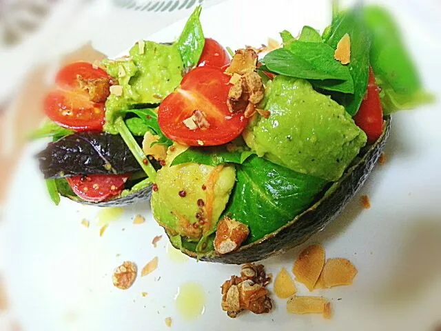 Avocado salad with mustard sauce|Alley Catさん