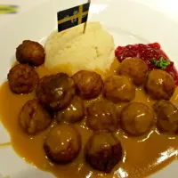 meatball with blueberry sauce|imme chandraさん