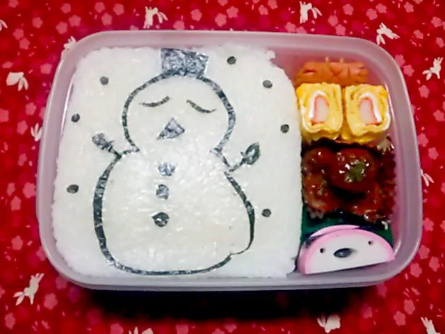 雪だるま弁当|猫田さん