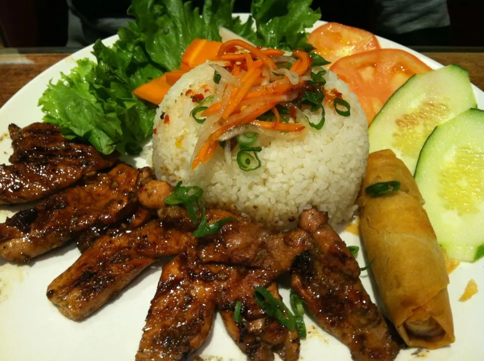 Vietnamese Grilled chicken and rice|Juliee ~ ジュリーさん