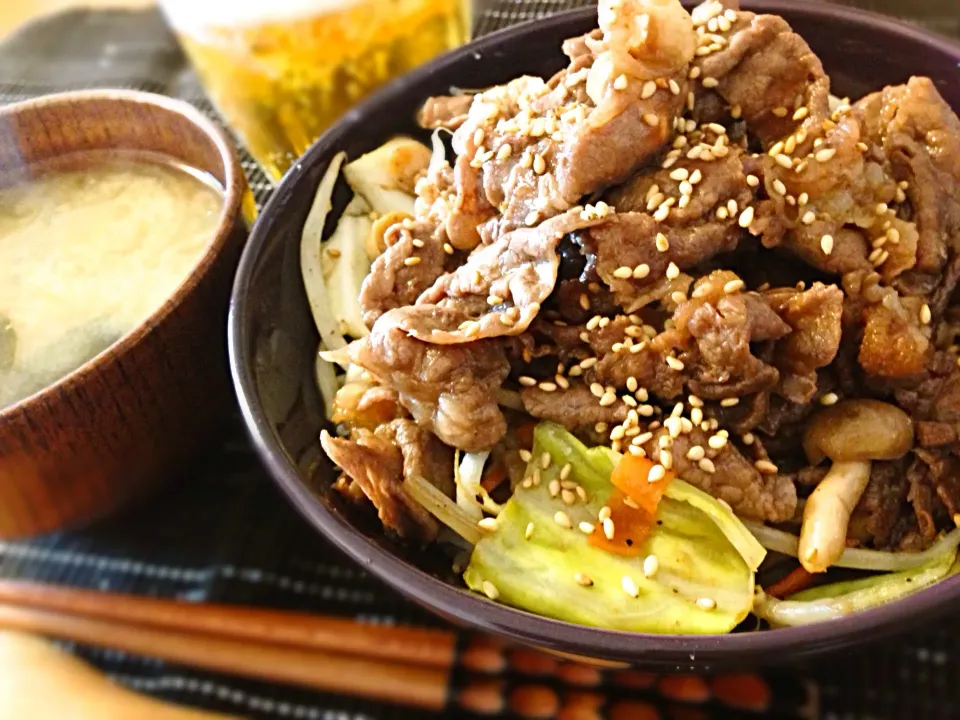 牛丼(焼肉のたれ ジャン)|hiroyukiさん