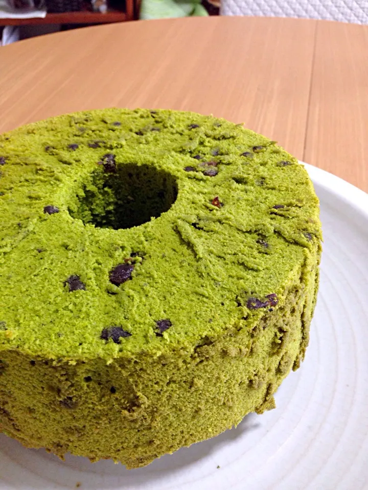 Green Tea Chiffon Cake  by greens|greensさん