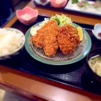 Snapdishの料理写真:大原@早川 アジフライ＆カキフライ|kornknさん