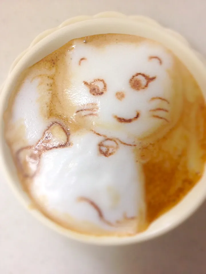 デザインカプチーノ ねこちゃん|Stacykrnnyaさん