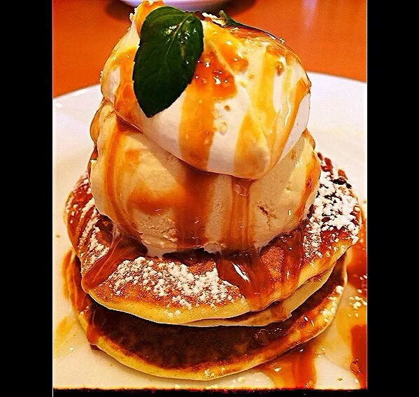 pan cake w/ mapple&icecream|mommy louさん