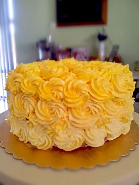 Lemon Rose hombre cake|Slinkyさん