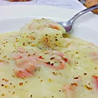 Cream Soup with Smooked Ham and Corn|yuliana tjhangさん