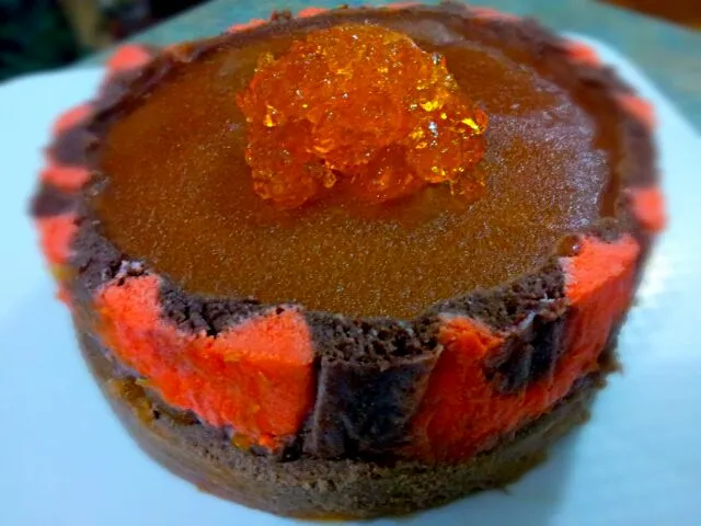 chocolate orange mousse cake|Slinkyさん